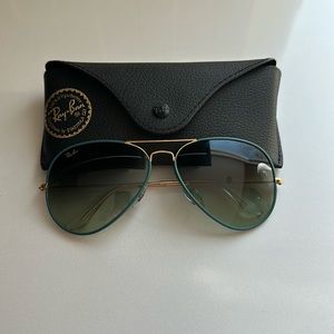 ray ban aviators turquoise (full legend colors)